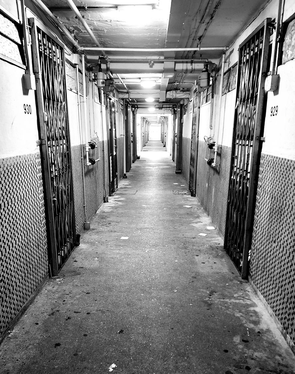 馬頭圍邨洋葵樓及水仙樓為第一期清拆樓宇  攝：黃芷澄