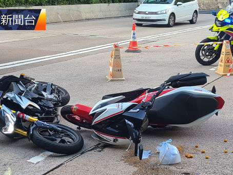 《全民新聞台》［港聞］何文田電單車相撞意外 兩名司機腳部受傷送院