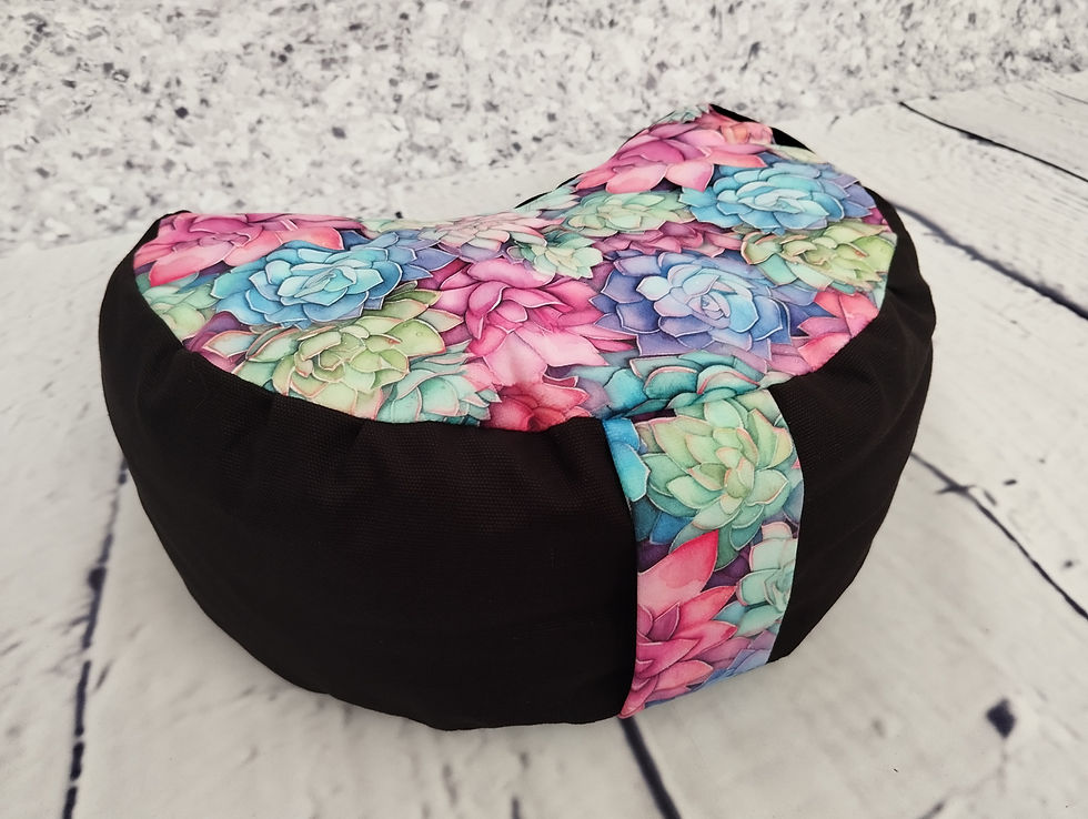 Halbmondkissen Sukkulenten