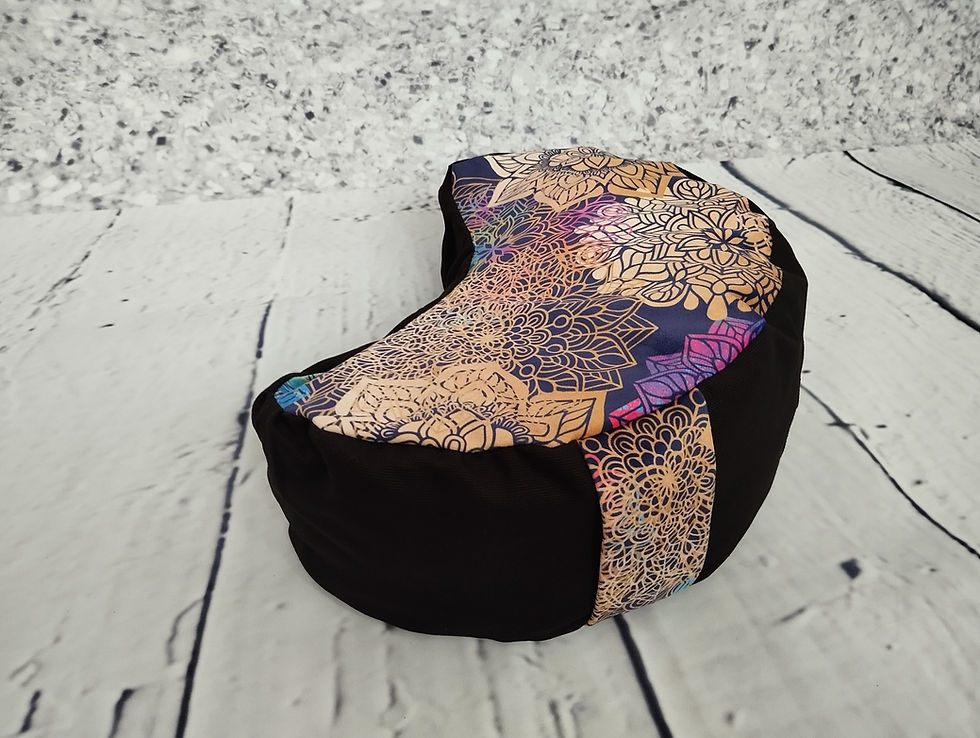 Halbmond Kissen Mandala Griff