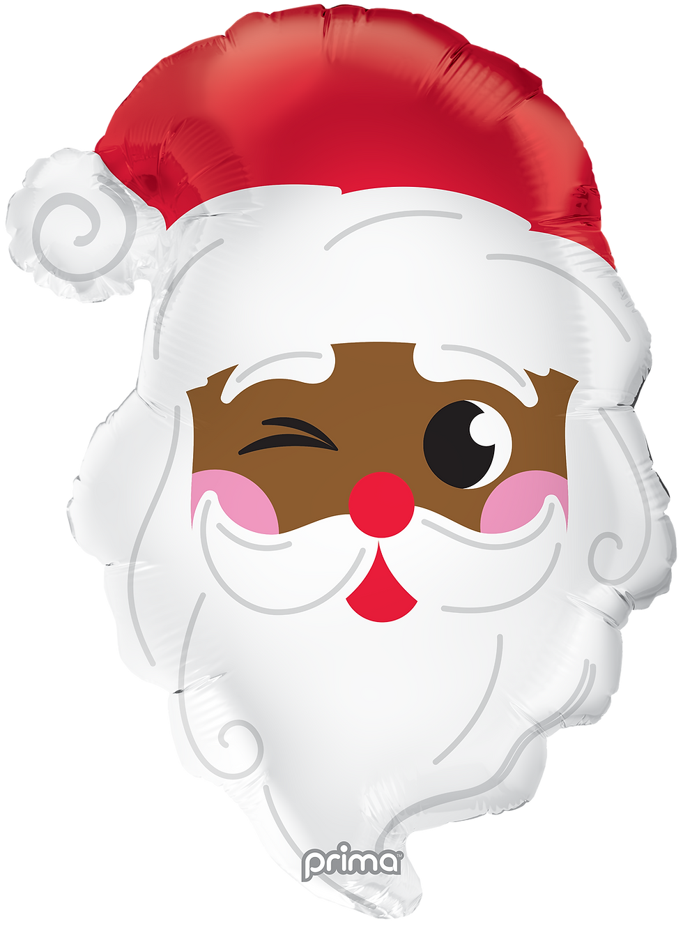 Thumbnail: 22" Dark Skin Santa Head Special Shape