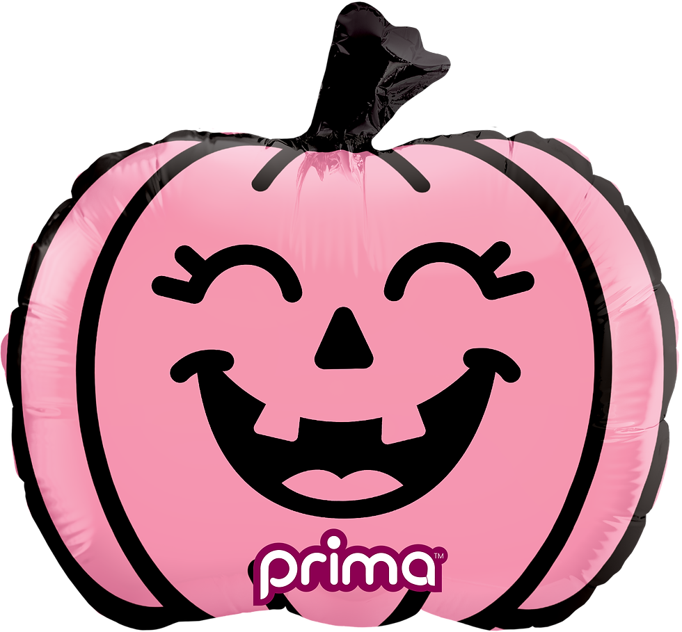 Thumbnail: 9" Air-filled Smiling Jack-o'-lantern Shape