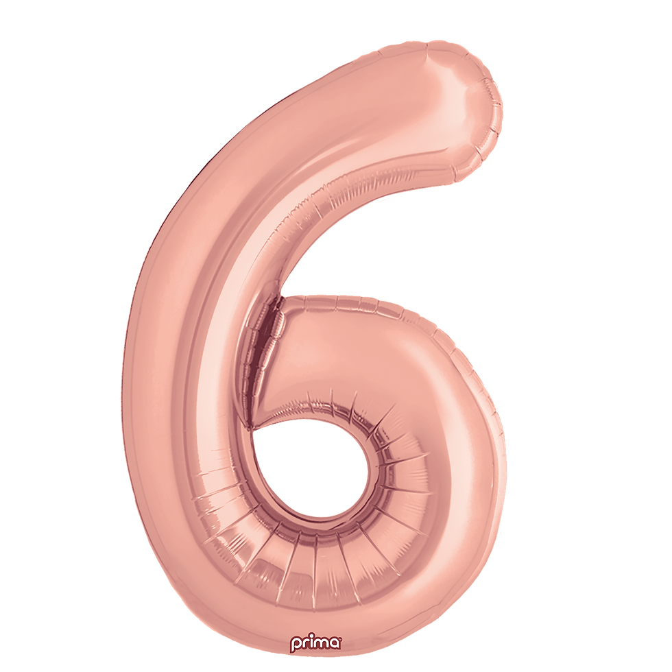 Thumbnail: 16" Rose Gold Numbers