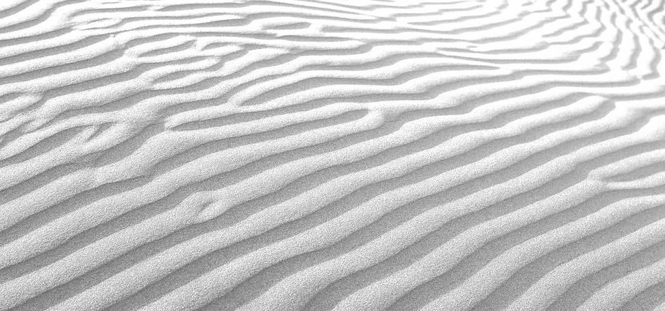 Texture de sable ondulé