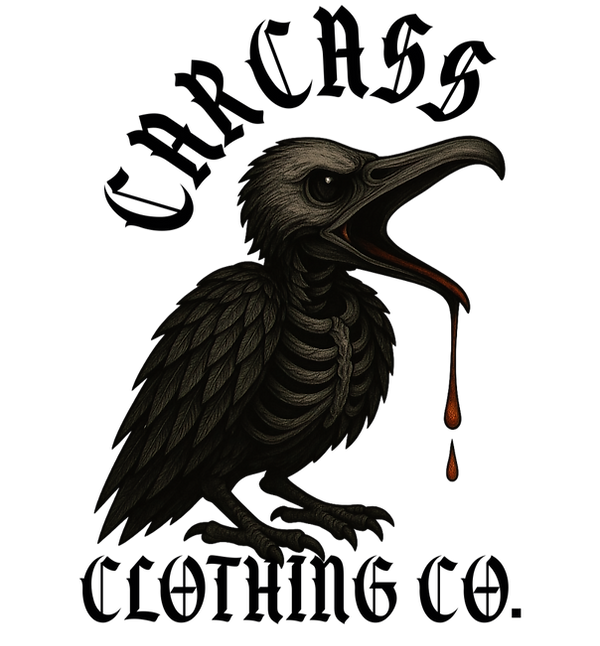 Carcass Clothing Logo Black