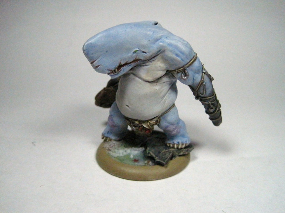 How to Paint Punga Miniature's Whale Troll Beach basing base sand
