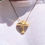 Thumbnail: Gold mushroom pendant necklace