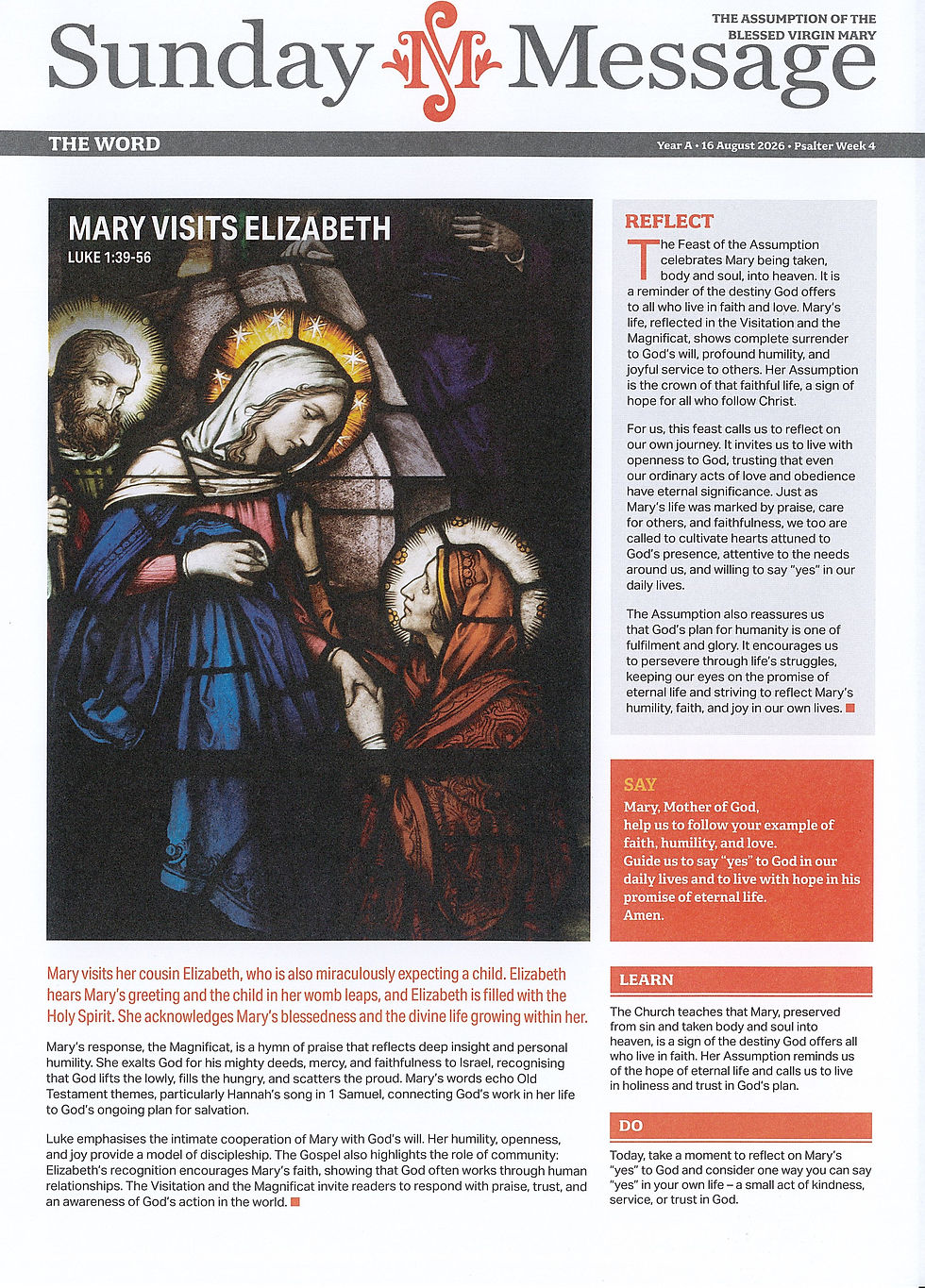 Assumption of the Blessed Virgin Mary