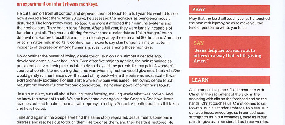 Sixth Sunday in Ordinary Time