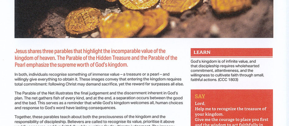 17th Sunday in Ordinary Time