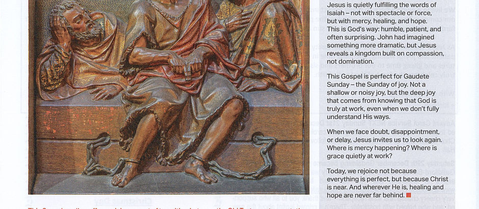 Third 'Gaudete' Sunday of Advent