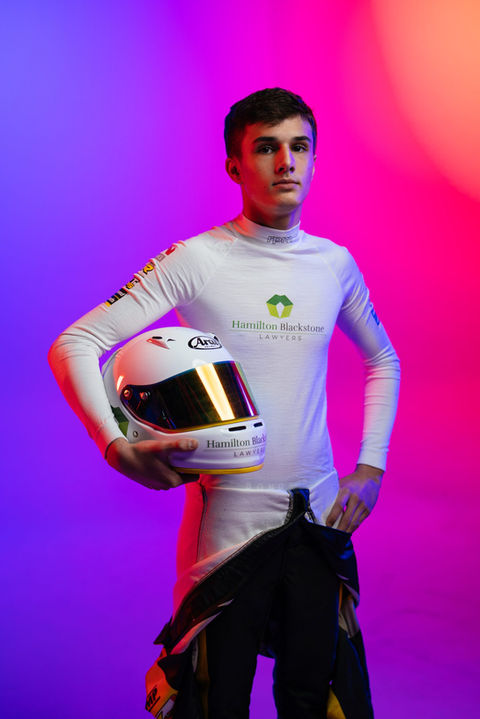 Alex Ninovic Max Verstappen pose