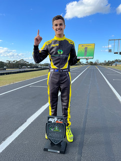 Alex Ninovic Canterbury Bankstown TORCH Newspaper article KA3 Senior Australian Karting Champion 2022