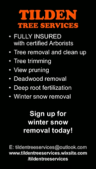 Tilden Tree Services, servicing North Bay, Ontario and surrounding area.