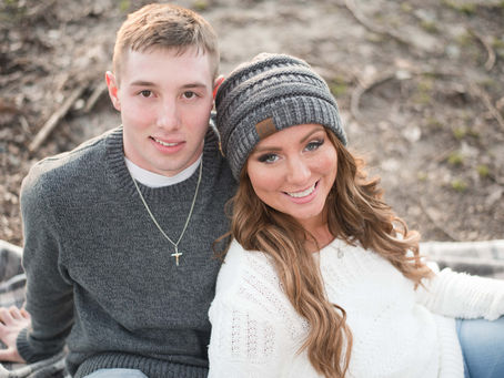 Romantic Mill Race Engagement
