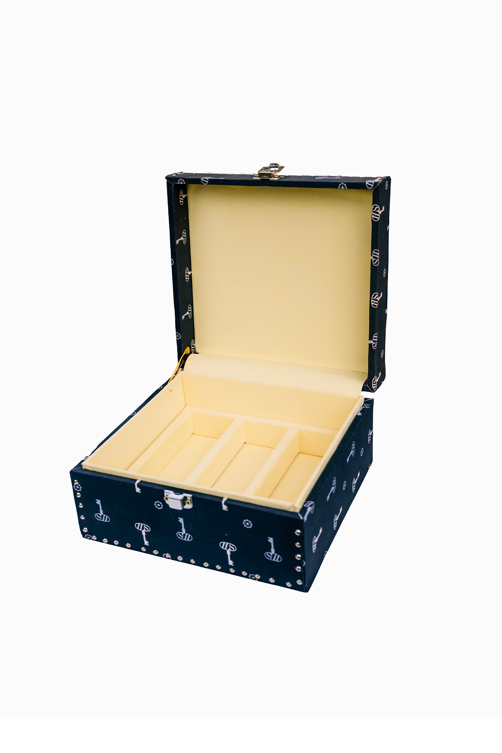 Miniature : Coffret bijoux M - toile imprimée MS