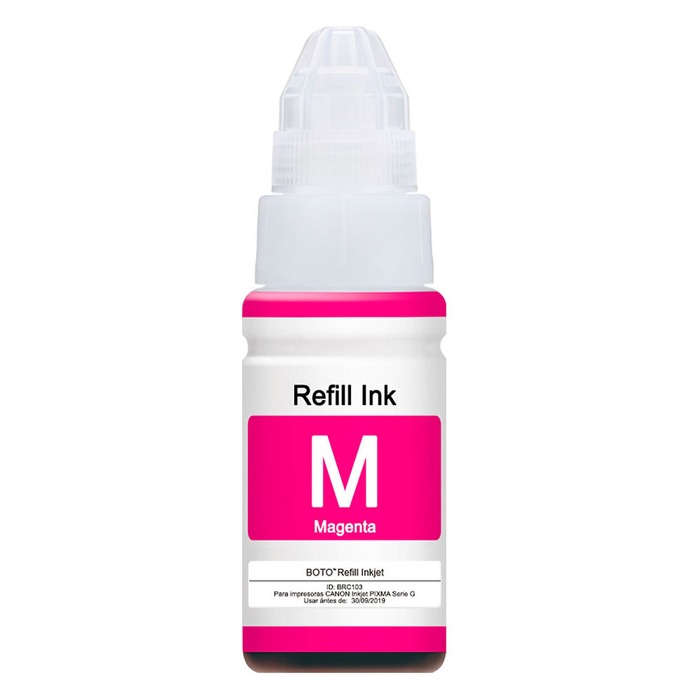 Miniatura: Refill Inkjet BOTO - 70 ml para impresoras CANON Magenta (BRC103)
