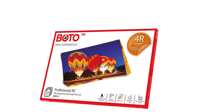 Papel fotográfico Profesional RC 4R BOTO (BPF41)
