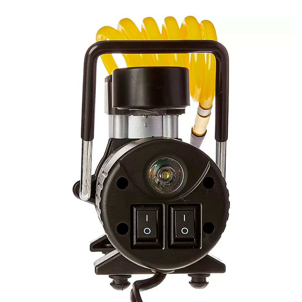 Miniatura: Compresor de aire 12V cilindro metálico 25L/min 150 PSI MOTORCARE (AU616)