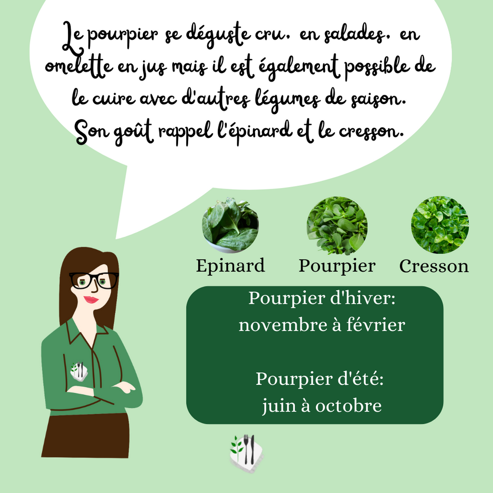 Utilisation culinaire du pourpier