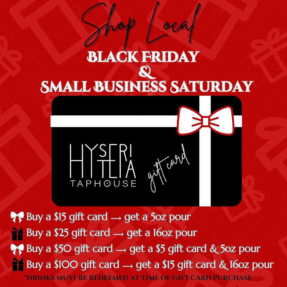 Black Friday & Small Business Saturday Deals