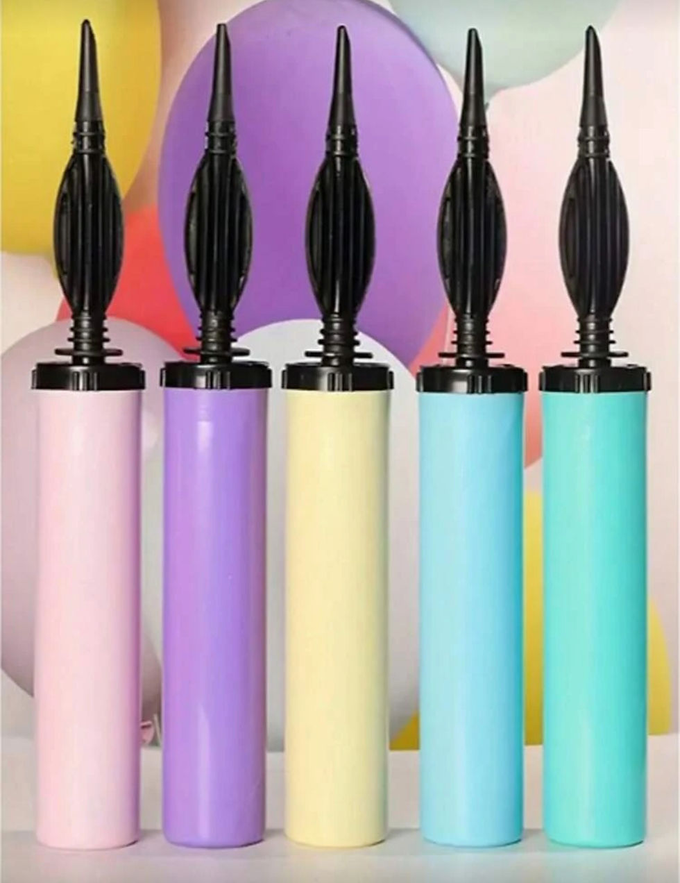 1Pcs Random Colour -Hand-Held Balloon Pump