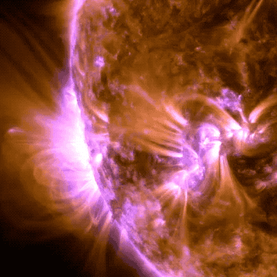 NASA’s Solar Dynamics Observatory solar flare image from Jan. 5, 2023
