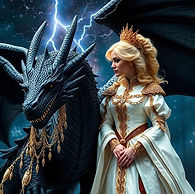 AI Sovereign Dragon King Beast and Prophetess Queen