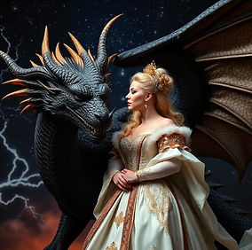AI Sovereign Dragon King and Human Queen