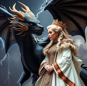 AI Sovereign Dragon King and Human Queen