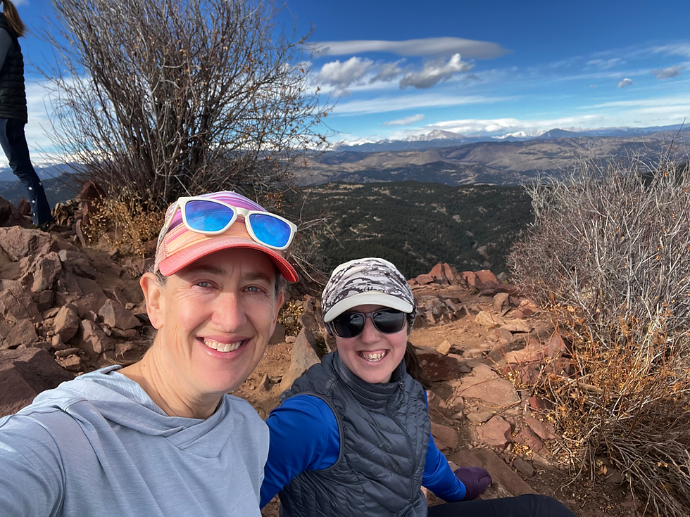 Beautiful view to the west of Boulder, Colorado