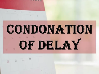 How to File an Application for Condonation of Delay