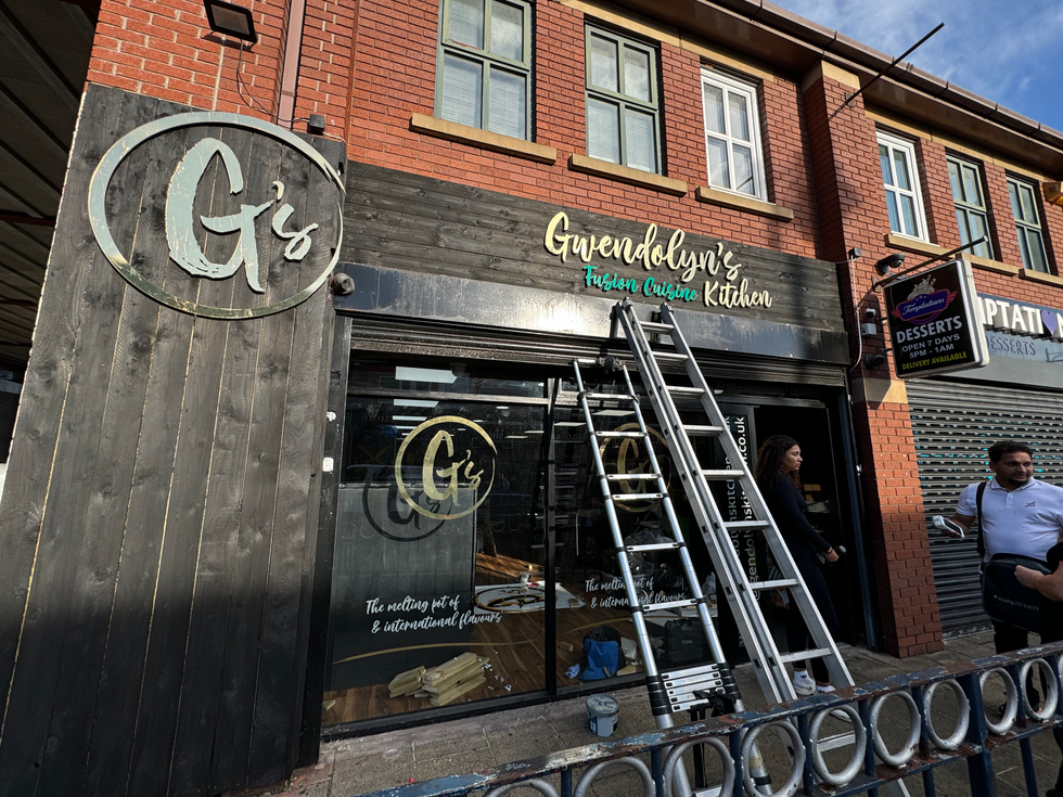 Website design and branding for Gwendolyns Kitchen in Derby, aligned with new logo and visual identity.