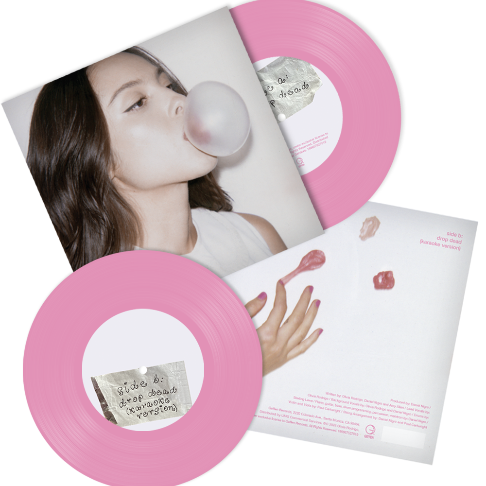 Olivia Rodrigo drop dead   Limited edition 7” vinyl single