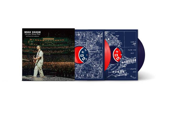 Noah Kahan Live From Fenway Park INDIE EXCLUSIVE RED AND BLUE VINYL