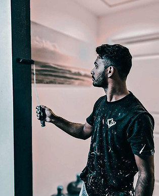 Accent walls painting services in Dubai