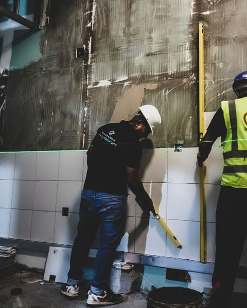 Bathroom tile fixing company in Dubai