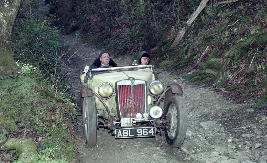 MG Cream Cracker on Darracott Lands End Trial 1995.