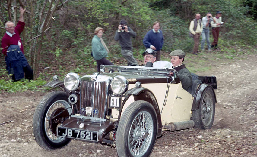MG Cream Cracker. Kimber Trial Nailsworht Ladder. 1995.