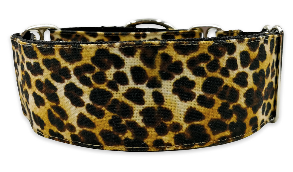 Miniatura: COLLAR LEOPARDO MARRÓN