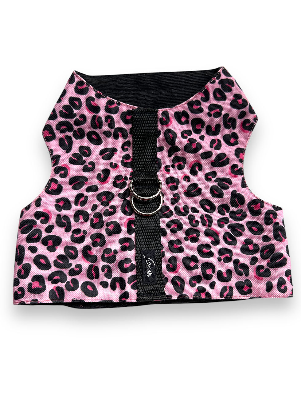 ARNÉS CHALECO LEOPARDO ROSA