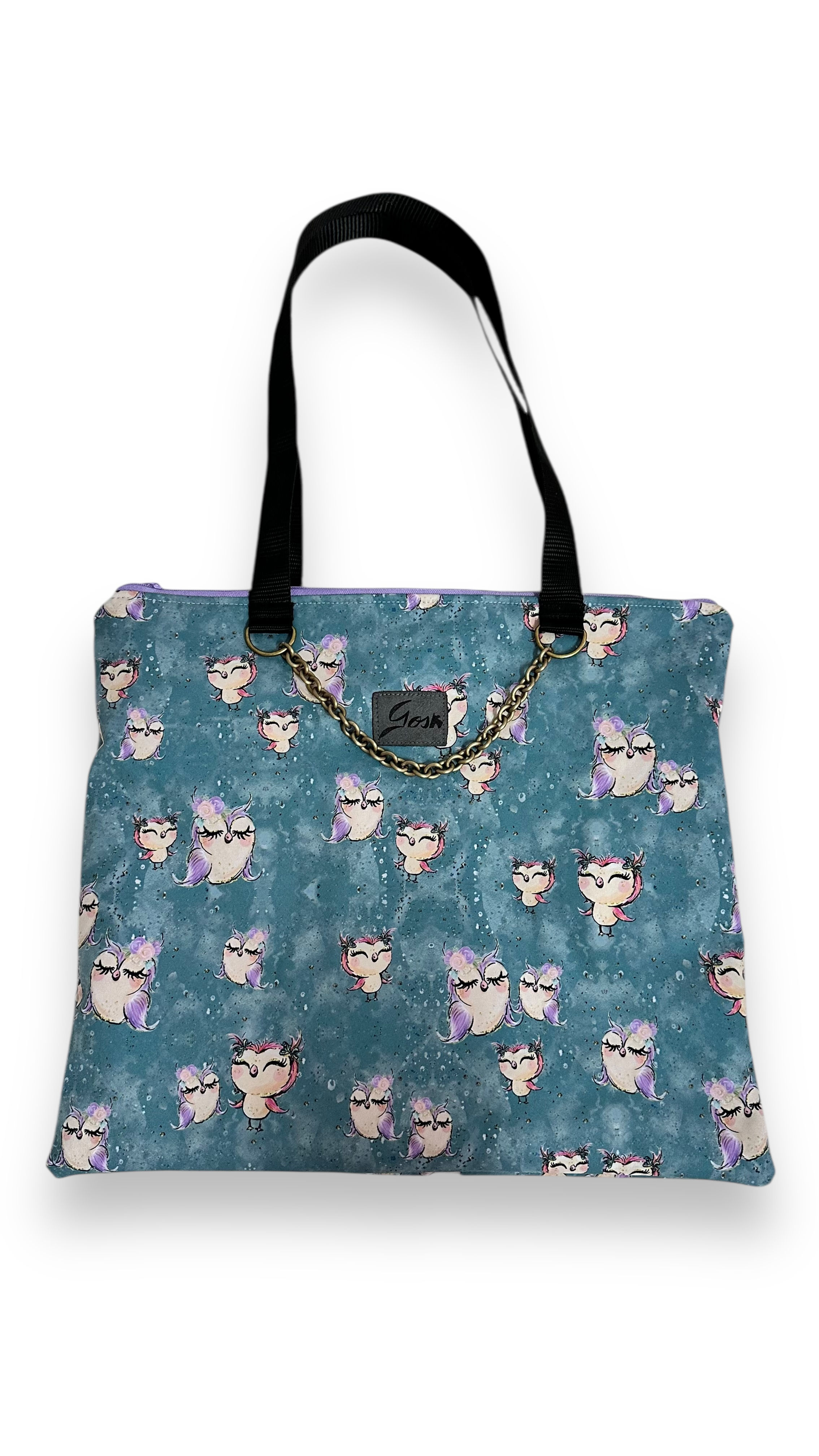 SHOPPER BAG SPECIAL - BUHO TURQUESA