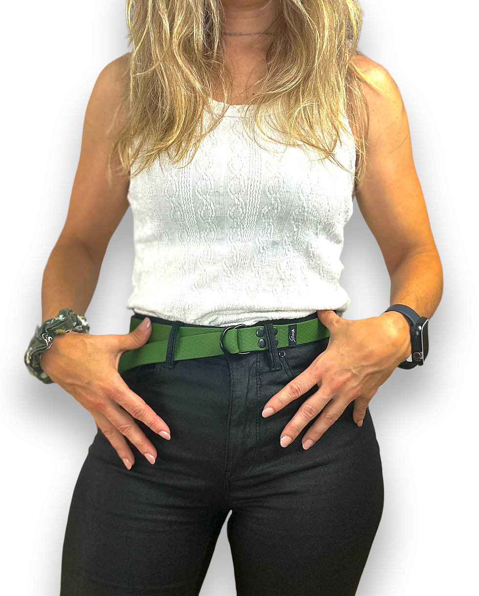 CINTURÓN IMPERMEABLE VERDE OLIVA