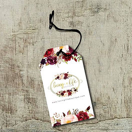 LOVING LIFE BOUTIQUE CLOTHING TAG