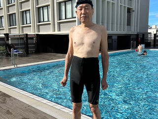 今年の初泳ぎ