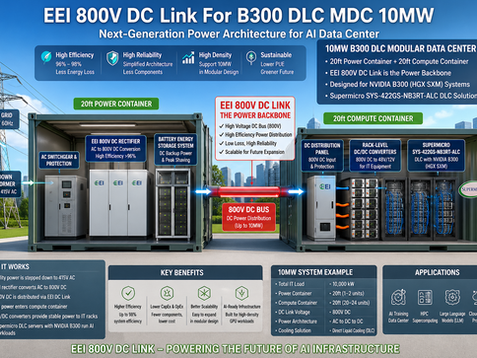 800V DC Link: Powering the Next Generation of AI Data Centers