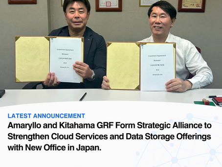Amaryllo Expands Global Footprint with New Office Opening in Japan, in Strategic Partnership with Kitahama GRF