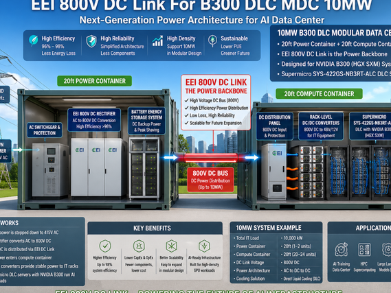 800V DC Link: Powering the Next Generation of AI Data Centers