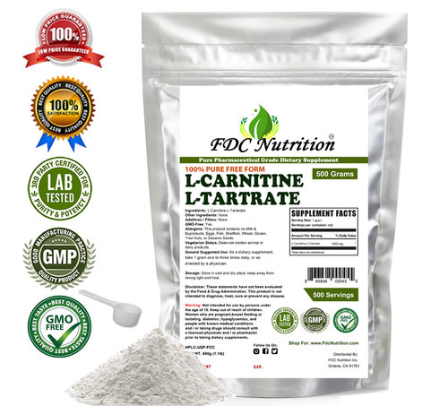 FDC Nutrition L-Carnitine L-Tartrate (LCLT) - Burn fat w/ L-Carnitine | FDC  NUTRITION INC