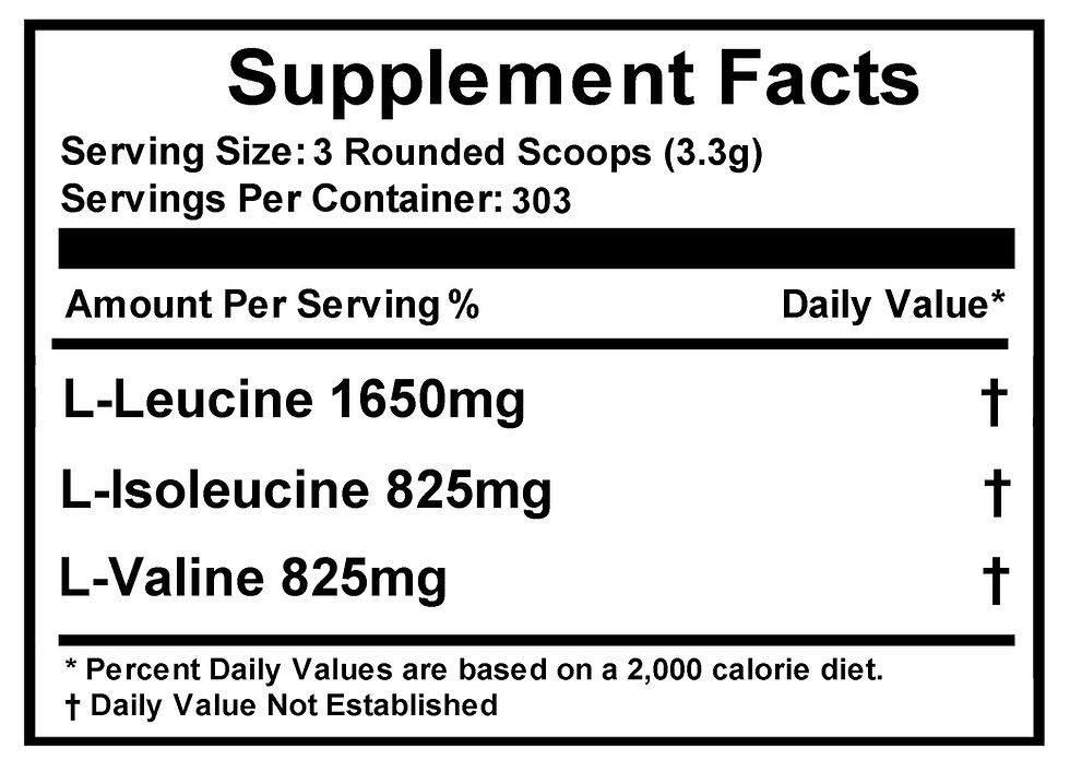 Thumbnail: 100% Pure Powder (BCAA) BRANCHED CHAIN AMINO ACIDS INSTANTIATED ALL SIZE